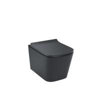 Унитаз подвесной безободковый черный матовый  BILD  BILR2BMi25 IDDIS