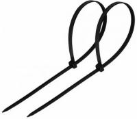 Хомут нейлоновый 3,6 250 черный (100шт) REXANT