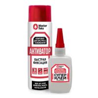 ,Клей двухкомпонентный с активаторомт 200 мл 50 гр MasterTeks