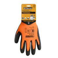 Перчатки размер 10(XL)  Утеплённые  СИБИРЬ  акриловые, вспененное латексное покрытие Fiberon