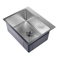 Мойка настол.монтаж 53*43 (3,0) вып 3 1/2 MIXLINE PRO с сифоном (сатин НАНО)