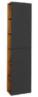 Пенал подвесной БОСТОН графит 400*230*1600 VIANT