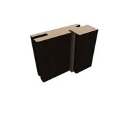 Стойка дверная ALBERO с уплотнителем телескопическая 70 28 2070 Эко-шпон Темный кипарис