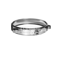 Хомут обжимной под растяжку (430 0,5 мм) Ф80 Ferrum