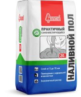 Наливной пол "Практичный" самонивелирующийся 5-70мм "Старатели" 20кг (77шт/под)