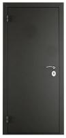 Дверь входная метал. ПРОМЕТ ТИТАН-1 MM 860*2050 L (серый (RAL 7024), 66мм, 1 замок, б/глаз.)