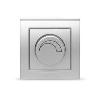 Светорегулятор 500Вт СП  БРИЛЛИАНТ  серебр.