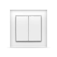 Выключатель 2-кл. СП "БРИЛЛИАНТ" 10А бел.