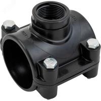 Седелка ПЭ с внут. труб. резьбой 110 - 1/2" (обж.)