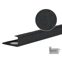 ,Профиль окантовочный К 10НСВ(304).2700.015 2,7м черный вибрации