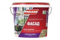 Краска фасадная PARADE F20 база С бесцветный. 0,9л.(Россия)