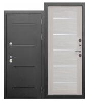 Дверь метал.ФЕРРОНИ ISOTERMA MP 960 2050 L (Серебро Лиственница беж Царга  Кале 110мм)