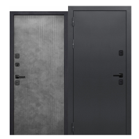 Дверь входная метал. FERRONI Термо Эверест MP 960 2050 L (Букле граф Бетон лофт грей 110мм)
