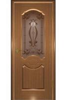 Дверное полотно  Камелия  700 2000 дуб стекло