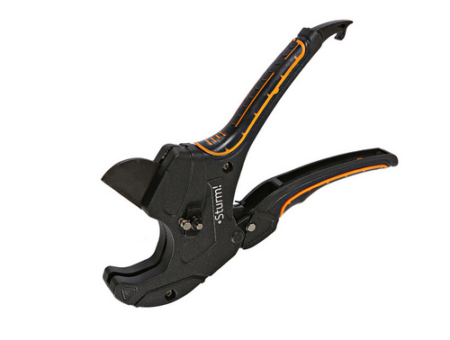 ,Труборез-ножницы ПВХ 50мм, SK5, тефлон.покрытие, стоп.скоба Sturm!