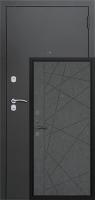 Дверь входная метал. АРГУС Тепло композит MP 970 2050 R (антик серебро МДФ  Хьюстон  Бетон темный)