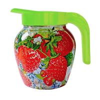 Кувшин для напитков 1,5л декорированный Клубничный микс 107-002