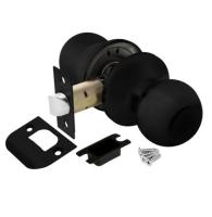 .Ручка защелка DK672 BL BL-PS черный без фиксатора PUNTO