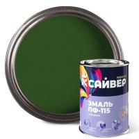 Эмаль ПФ-115 темно-зеленая 0,8 кг САЙВЕР