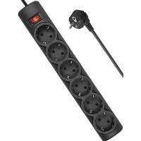 Удлинитель с сетевым фильтром DEFENDER 3м\6 чёрн.