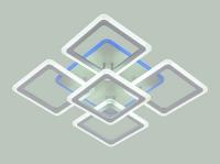 Люстра светодиодная 50345 5WT