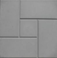 Плитка тротуарная КАЛИФОРНИЯ 30*30*3 (серый) (11шт./м.кв. 3,5-4 кг)