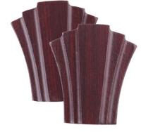 Замки декоративные ПВХ махагон