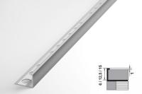 .Профиль для плитки внеш. ПК 01-15.2700.001 серебро