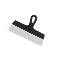 Шпатель нерж 350мм зубчатый 10 10  KORVUS