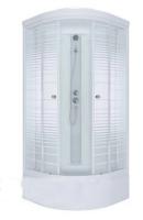 Душевая кабина Стандарт В3 ДН4 стекло ПОЛОСЫ 100 100 сред. поддон