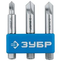 Экстракторы ЗУБР для выкручивания поврежденного крепежа, с износом до 95%, 3предмета