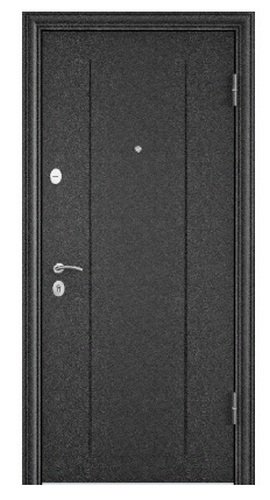 Дверь стальная  ТОРЭКС  DELTA -100 860 2050 правая (Черный шелк, RGSO,ПВХ Венге D-15