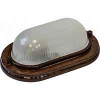 Светильник Кантри дерево стекло НБО 04-60-021 ЭРА IP54 E27 max 60Вт 232х140 ОВАЛ КЛЕН