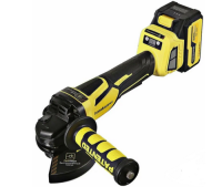 .УШМ (болгарка) аккумуляторная 125 18В (БЩ, 1BS, 1АКБ, 4 Ач,ЗУ, кейс HS) HAG1812E Hanskonner