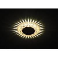 Светильник DK LD4 CHP/WH  ЭРА декор cо светодиодной подсветкой MR16, шампань Б0028122