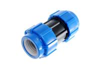 Муфта соединит. ПЭ 20х20 (обж.)