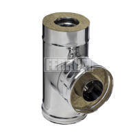 Сэндвич-тройник 90° (430 0,5 мм + нерж.) ф150х210 Ferrum