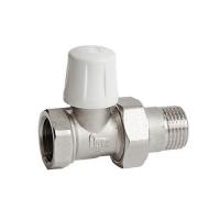Клапан запорный д/рад никел 1/2 прямой  Ogint (нижн)