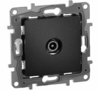 Розетка 1-м. TV оконечные антрацит 672665