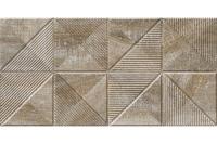 Плитка облицовочная АСТЕРИЯ корич.декор 1 600 300(1,62м)