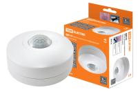 Датчик движения  потолочный ДДП-03 1200Вт, 10-420с, 6м , 3+Лк, 120(сбоку)+360(сверху)гр IP33, TDM