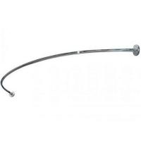 Карниз для ванной нержавейка Дуга 0,9м*0,9м 28159