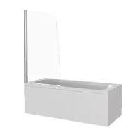 Шторка SCREEN R-80-C-CH (1 ств.распашная,стекло Прозрачное 5 мм) BAS ПД00088