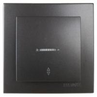 Выкл 1кл. прох. с подсв. СП NILLSON Thema антрацит