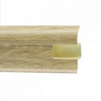 Плинтус с сил. краем и каб. каналом 819 Дуб Летний WIMAR 58 мм