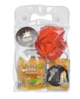 Подарочный набор 3 предмета (соль, мыло, мочалка)  Банные штучки