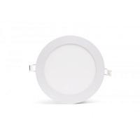 Светильник  LED круг 18W 4000K 1600 Lm мет., белый IP40 (d наруж. 120мм Включай