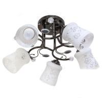 .Люстра потолочная 1409 5BK WT