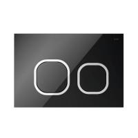 Кнопка для инсталляции Uniglass 001 UNG01BCI77 черная,стекло IDDIS