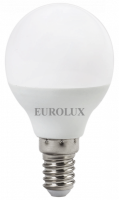 Лампа светодиодная EUROLUX LL-E-G45-7W-230-4K-E14 (шар, 7Вт, нейтр., Е14)